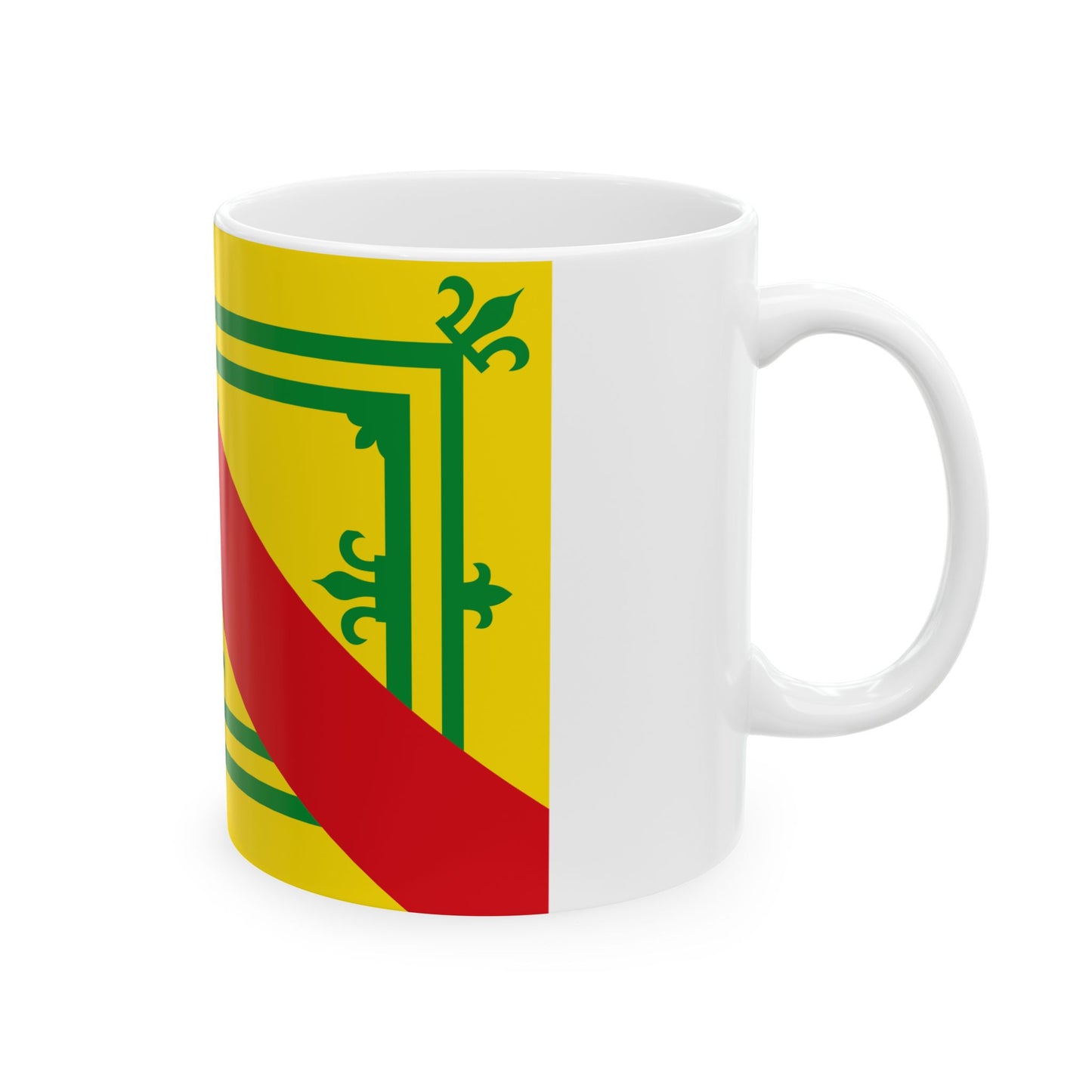 Horebeke vlag (Belgium) White Coffee Mug-Go Mug Yourself