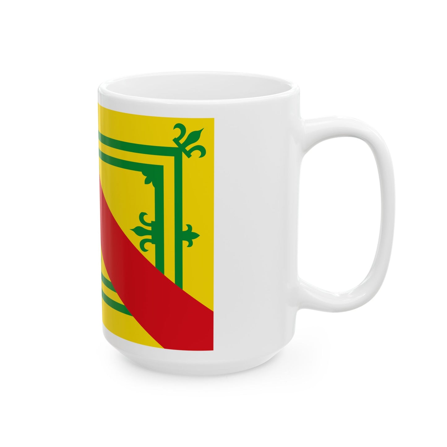 Horebeke vlag (Belgium) White Coffee Mug-Go Mug Yourself