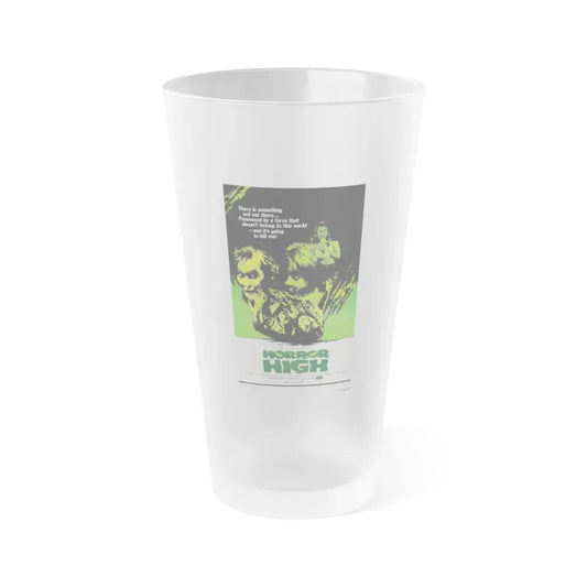 HORROR HIGH 1973 Movie Poster - Frosted Pint Glass 16oz 16oz Frosted - Go Mug Yourself