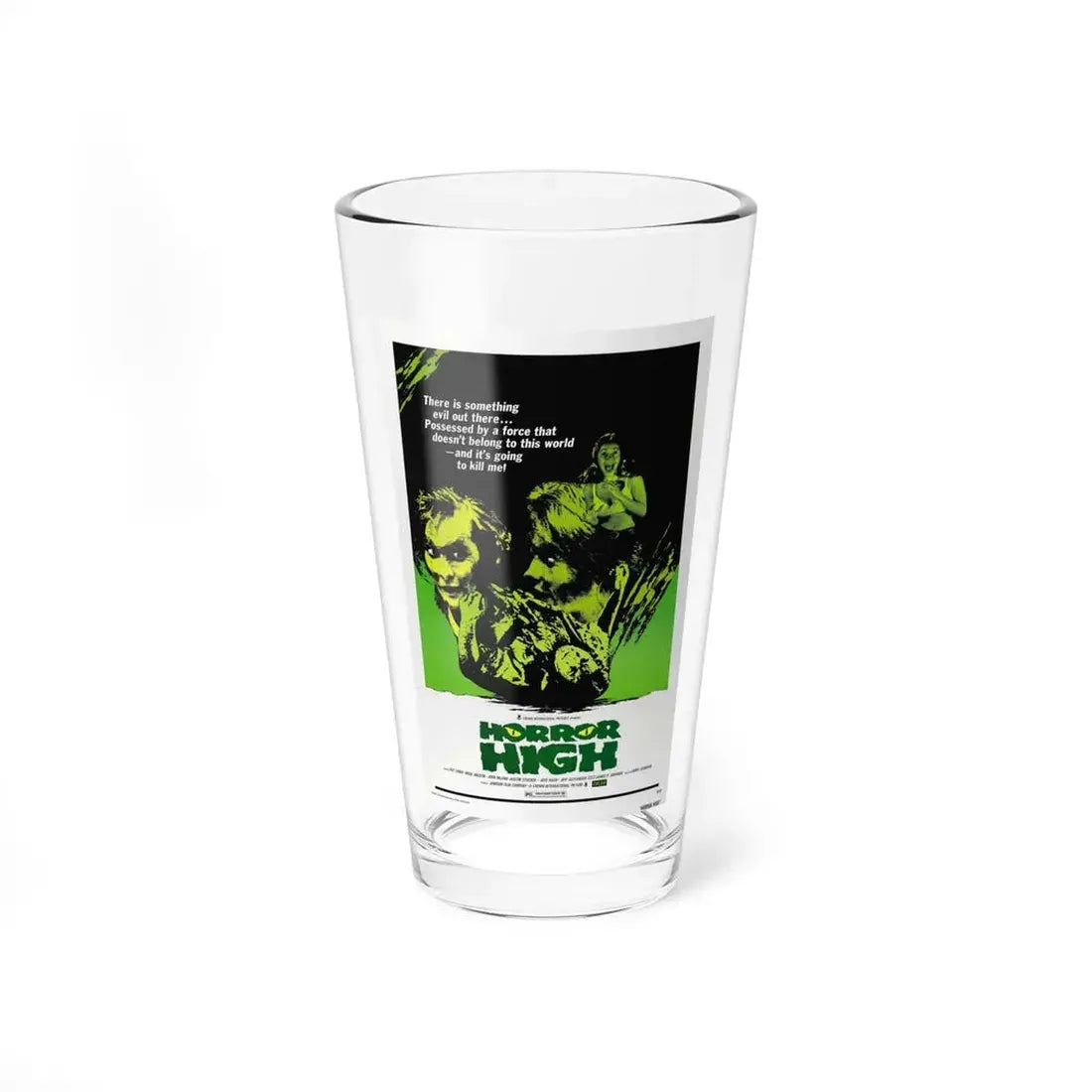 HORROR HIGH 1973 Movie Poster - Pint Glass 16oz 16oz - Go Mug Yourself