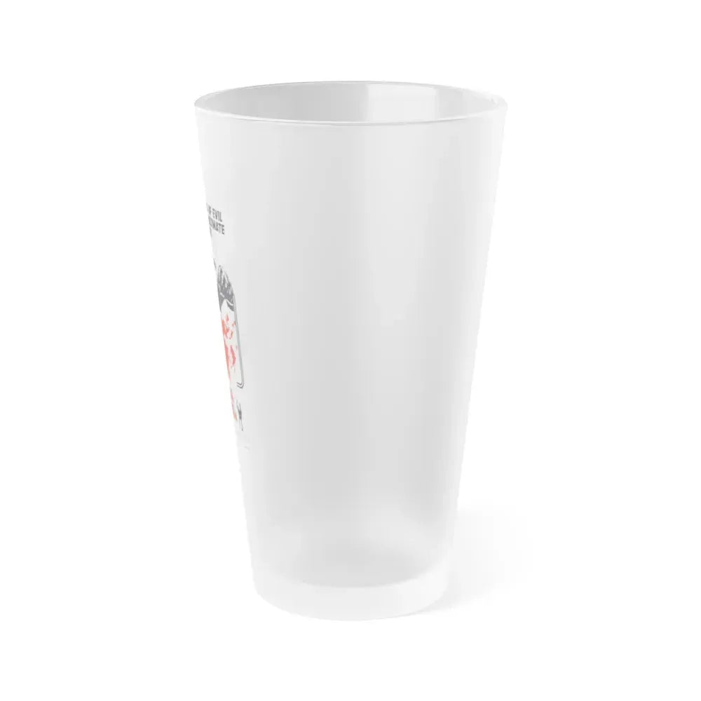 HORROR HOSPITAL 1973 Movie Poster - Frosted Pint Glass 16oz - Go Mug Yourself