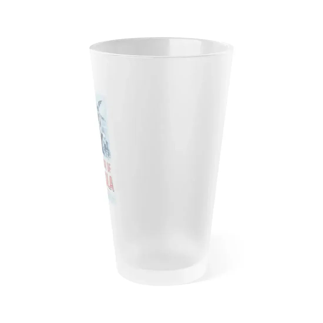 HORROR OF DRACULA 1958 Movie Poster - Frosted Pint Glass 16oz - Go Mug Yourself