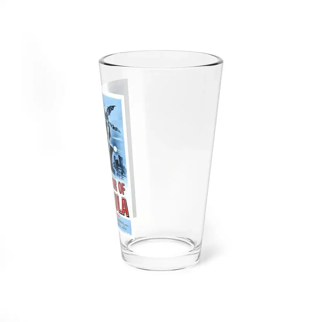 HORROR OF DRACULA 1958 Movie Poster - Pint Glass 16oz - Go Mug Yourself