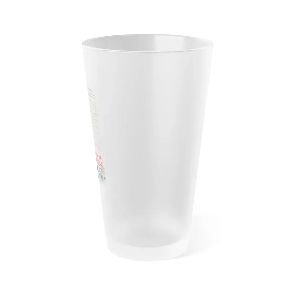 HORROR OF DRACULA (4) 1958 Movie Poster - Frosted Pint Glass 16oz - Go Mug Yourself