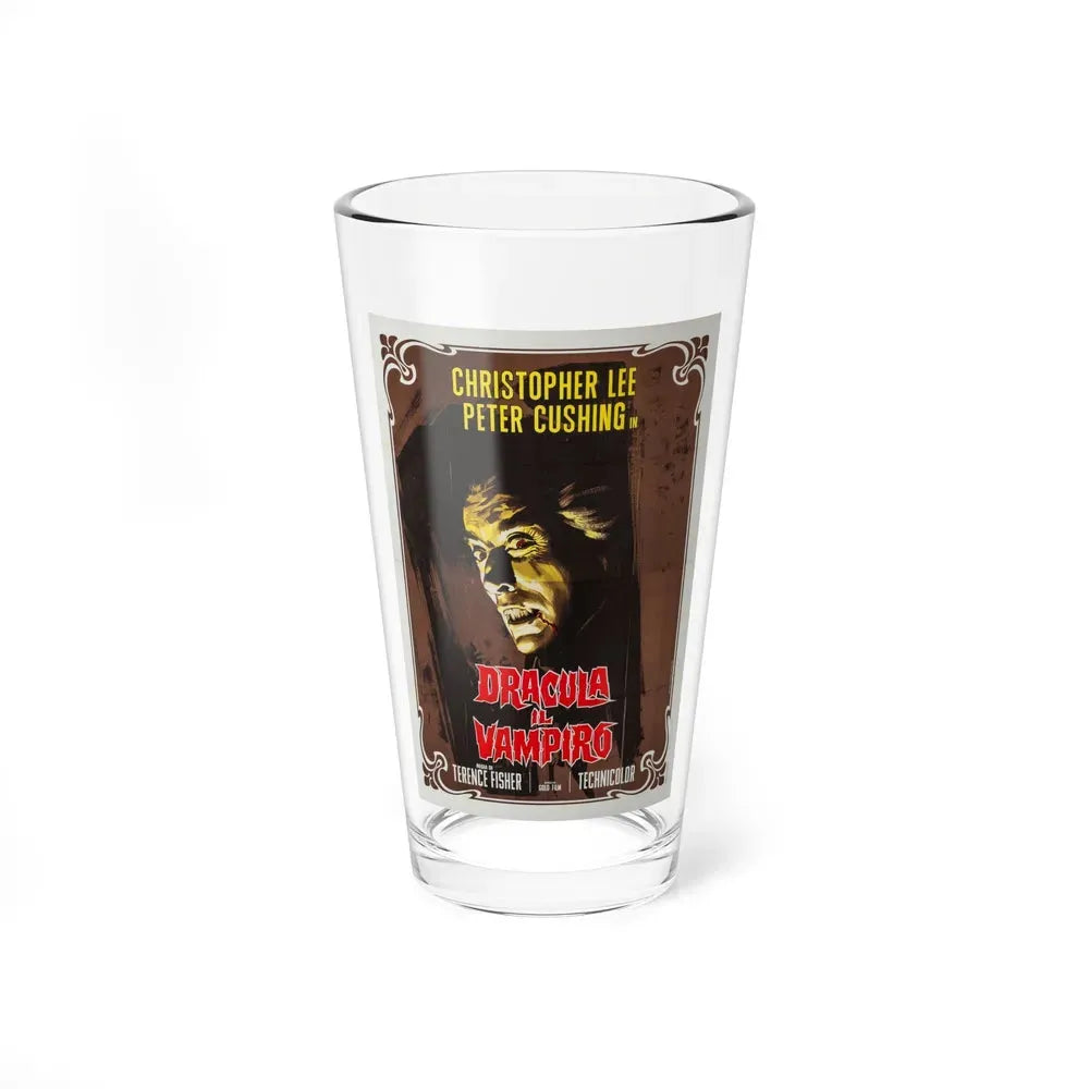HORROR OF DRACULA (ITALIAN) 2 1958 Movie Poster - Pint Glass 16oz 16oz - Go Mug Yourself