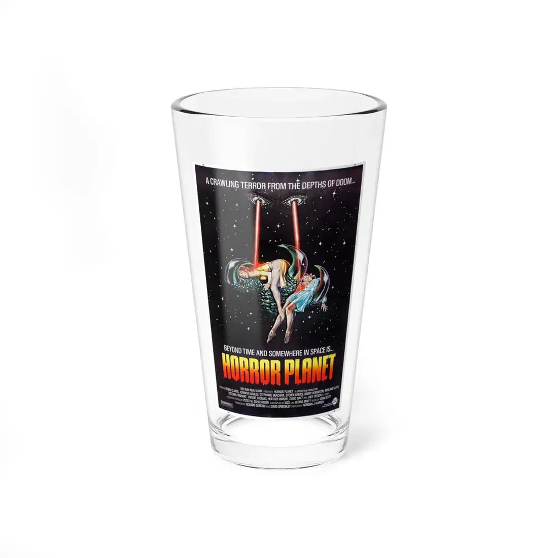 HORROR PLANET (INSEMINOID) 1981 Movie Poster - Pint Glass 16oz 16oz - Go Mug Yourself