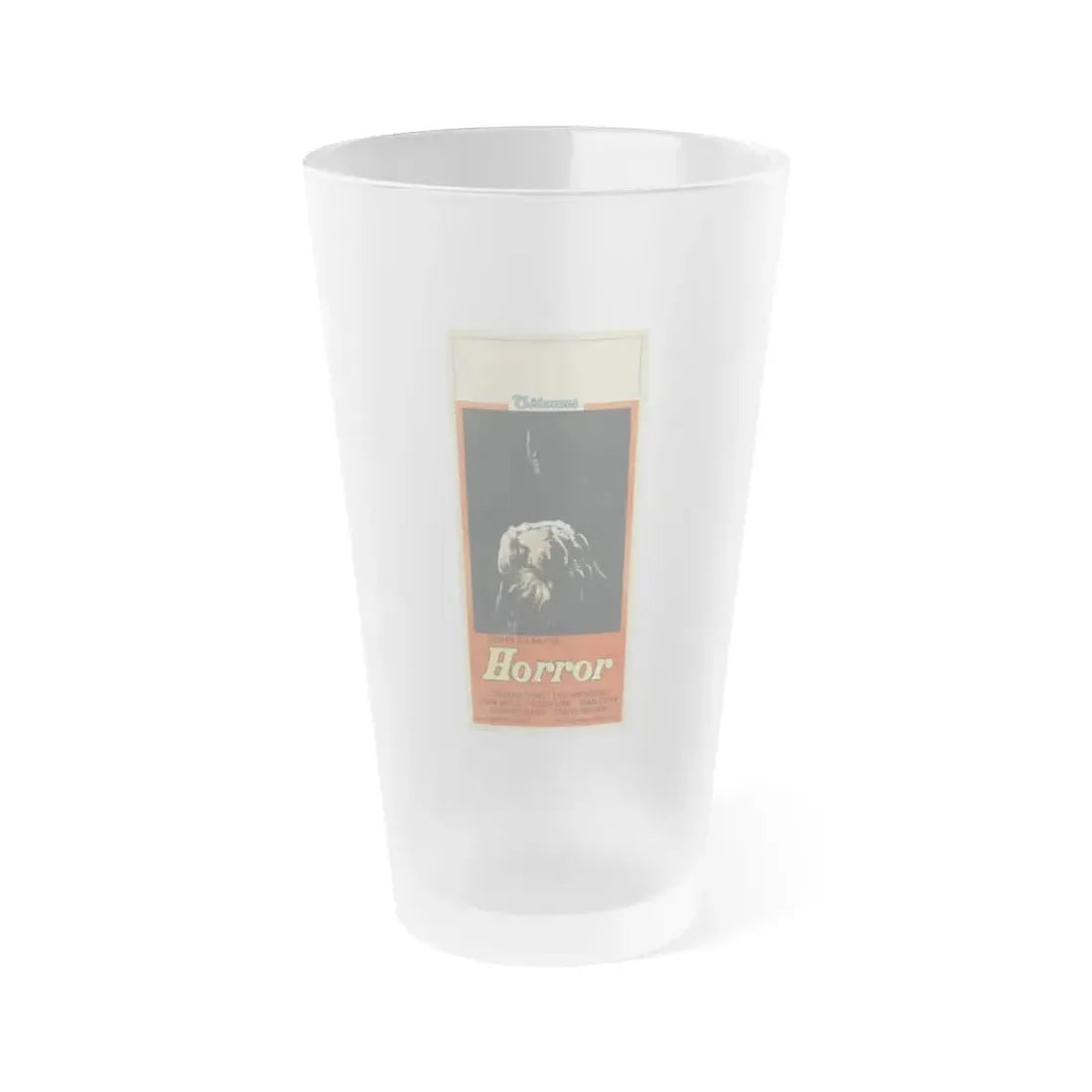 HORROR (THE BLANCHEVILLE MONSTER) 1963 Movie Poster - Frosted Pint Glass 16oz 16oz Frosted - Go Mug Yourself