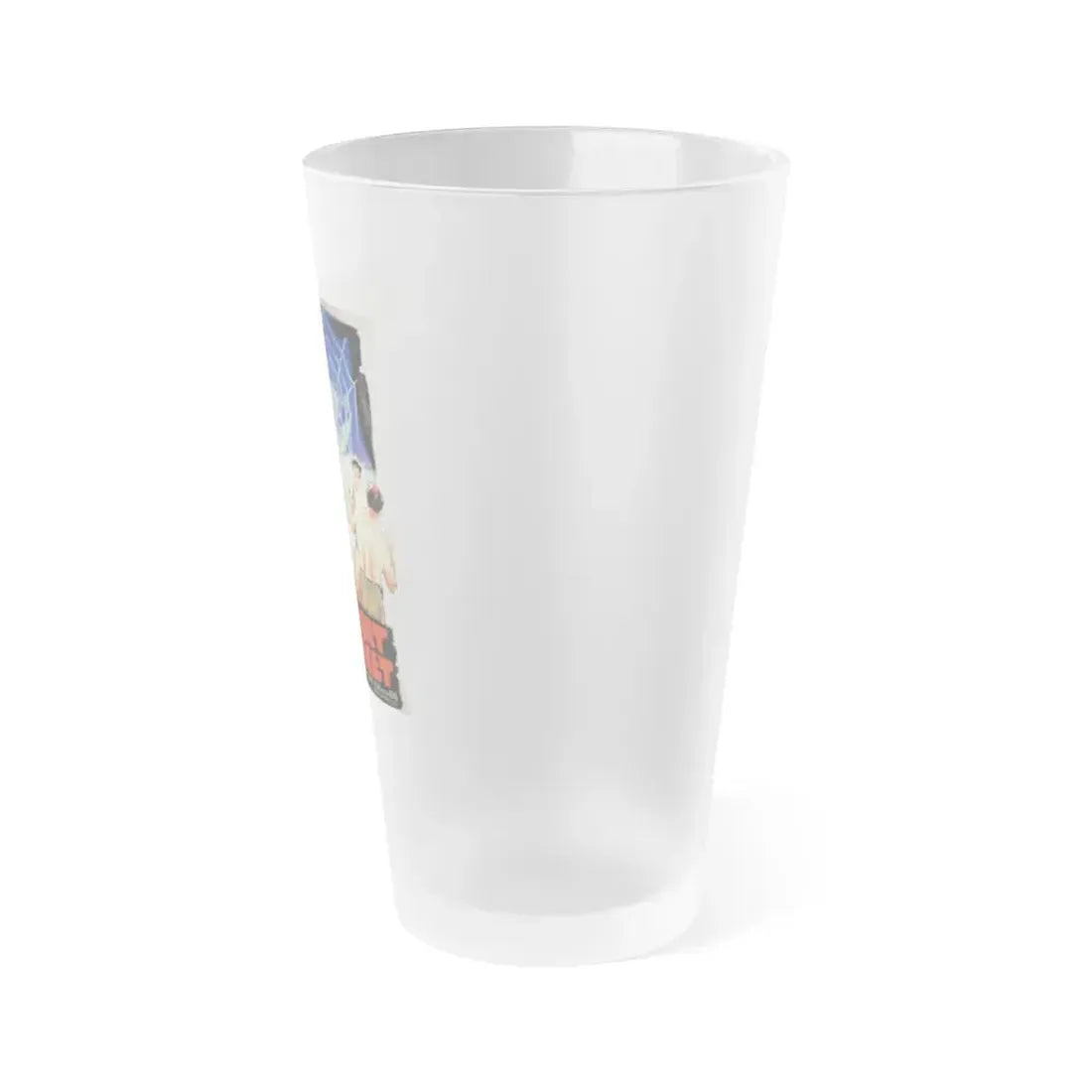 HORRORS OF SPIDER ISLAND (FRENCH 2) 1960 Movie Poster - Frosted Pint Glass 16oz - Go Mug Yourself
