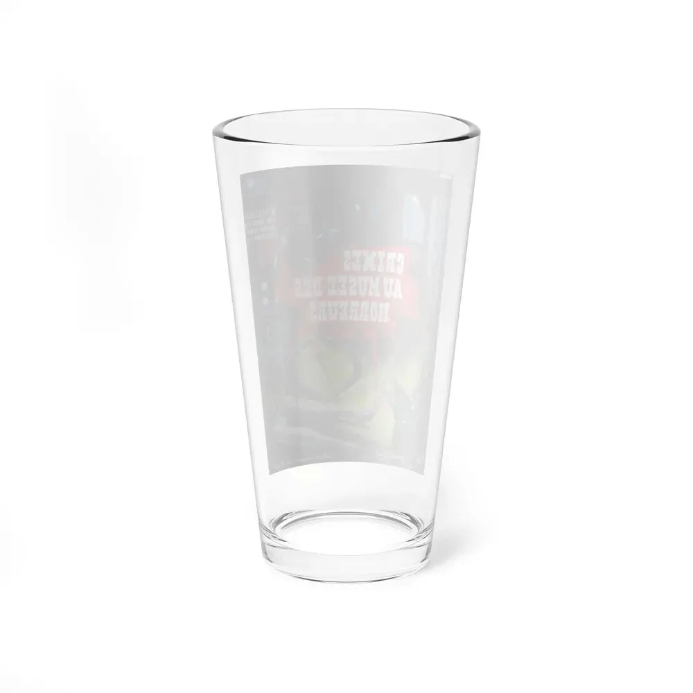 HORRORS OF THE BLACK MUSEUM (FRENCH) 1959 Movie Poster - Pint Glass 16oz - Go Mug Yourself