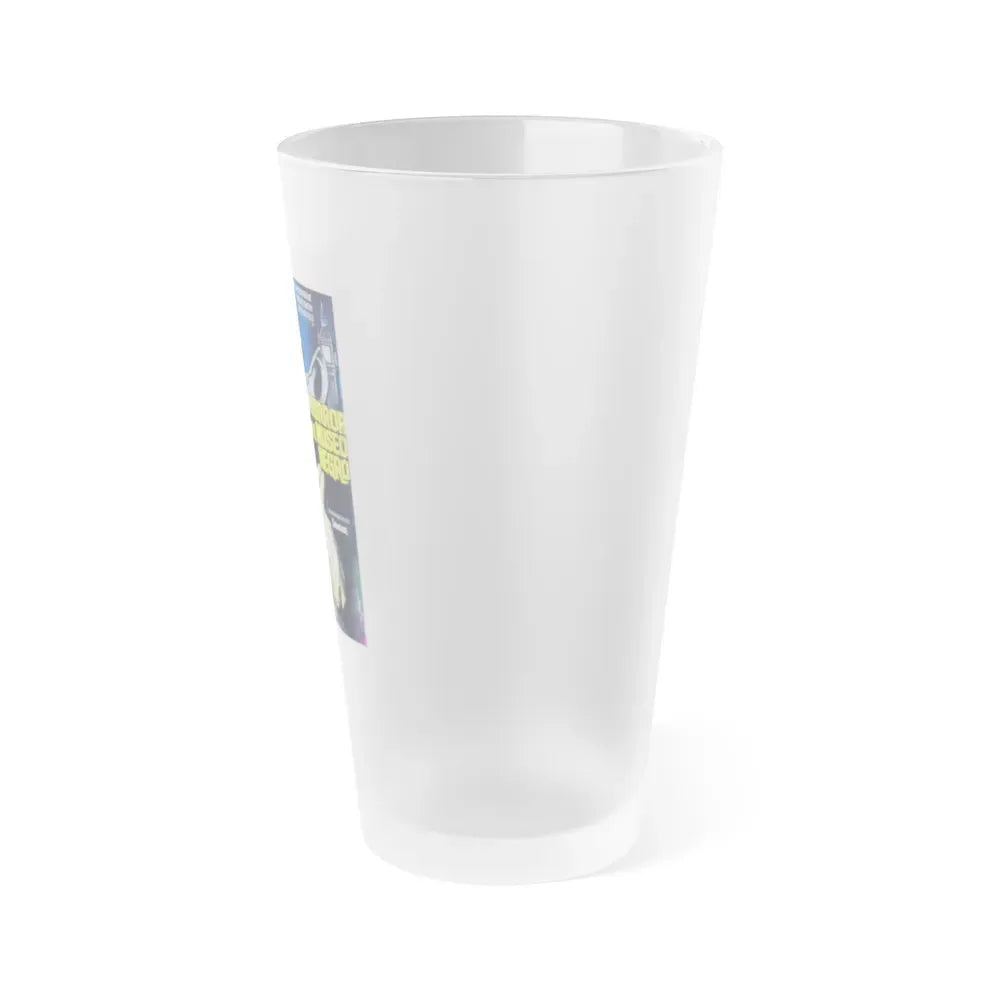 HORRORS OF THE BLACK MUSEUM (SPANISH) 1959 Movie Poster - Frosted Pint Glass 16oz - Go Mug Yourself