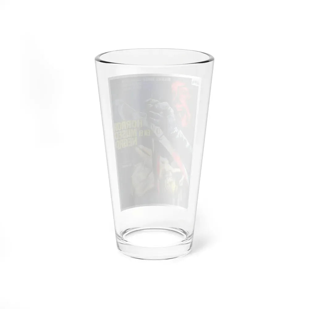 HORRORS OF THE BLACK MUSEUM (SPANISH) 1959 Movie Poster - Pint Glass 16oz - Go Mug Yourself