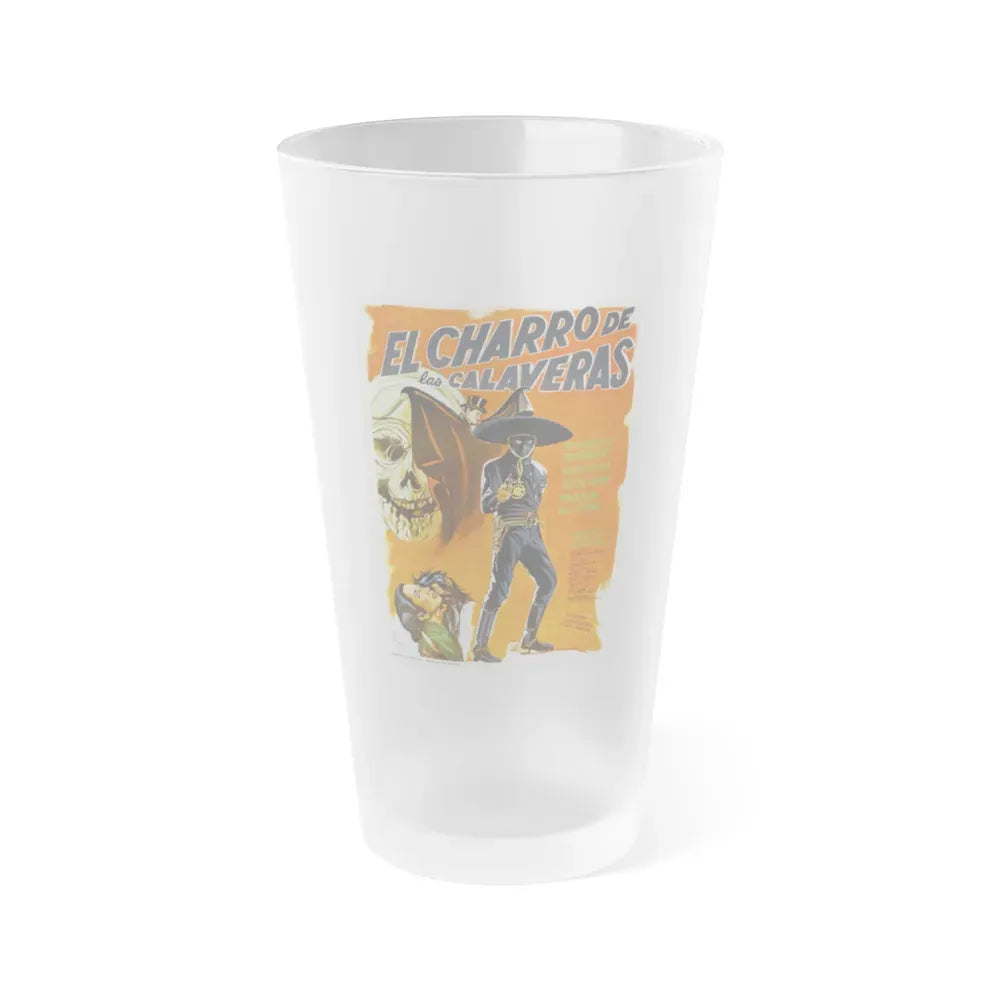 HORSEMAN OF THE SKULLS 1965 Movie Poster - Frosted Pint Glass 16oz 16oz Frosted - Go Mug Yourself