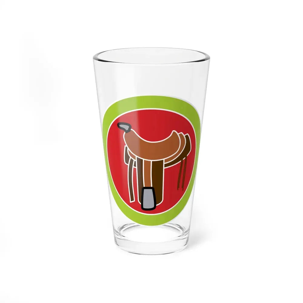 Horsemanship (Boy Scout Merit Badge) Pint Glass 16oz 16oz - Go Mug Yourself