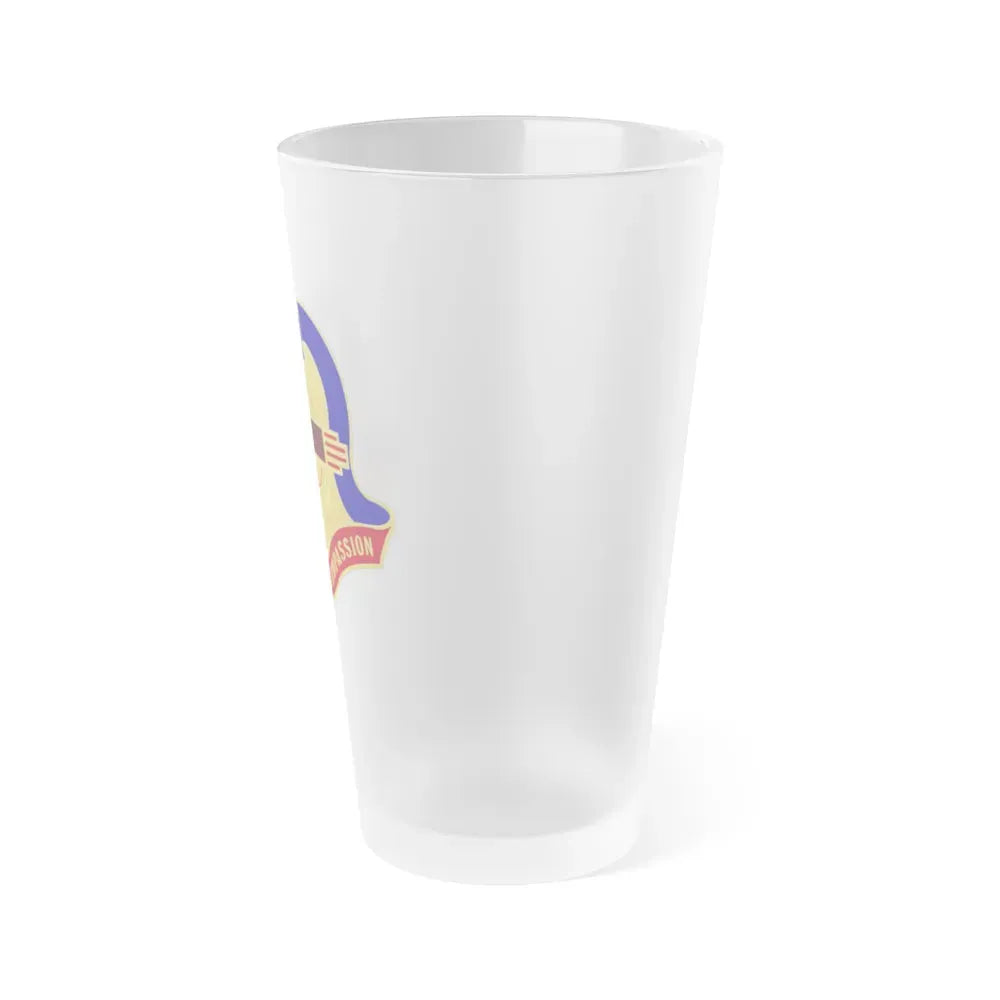 Hospital Sandia Base (U.S. Army) Frosted Pint Glass 16oz - Go Mug Yourself