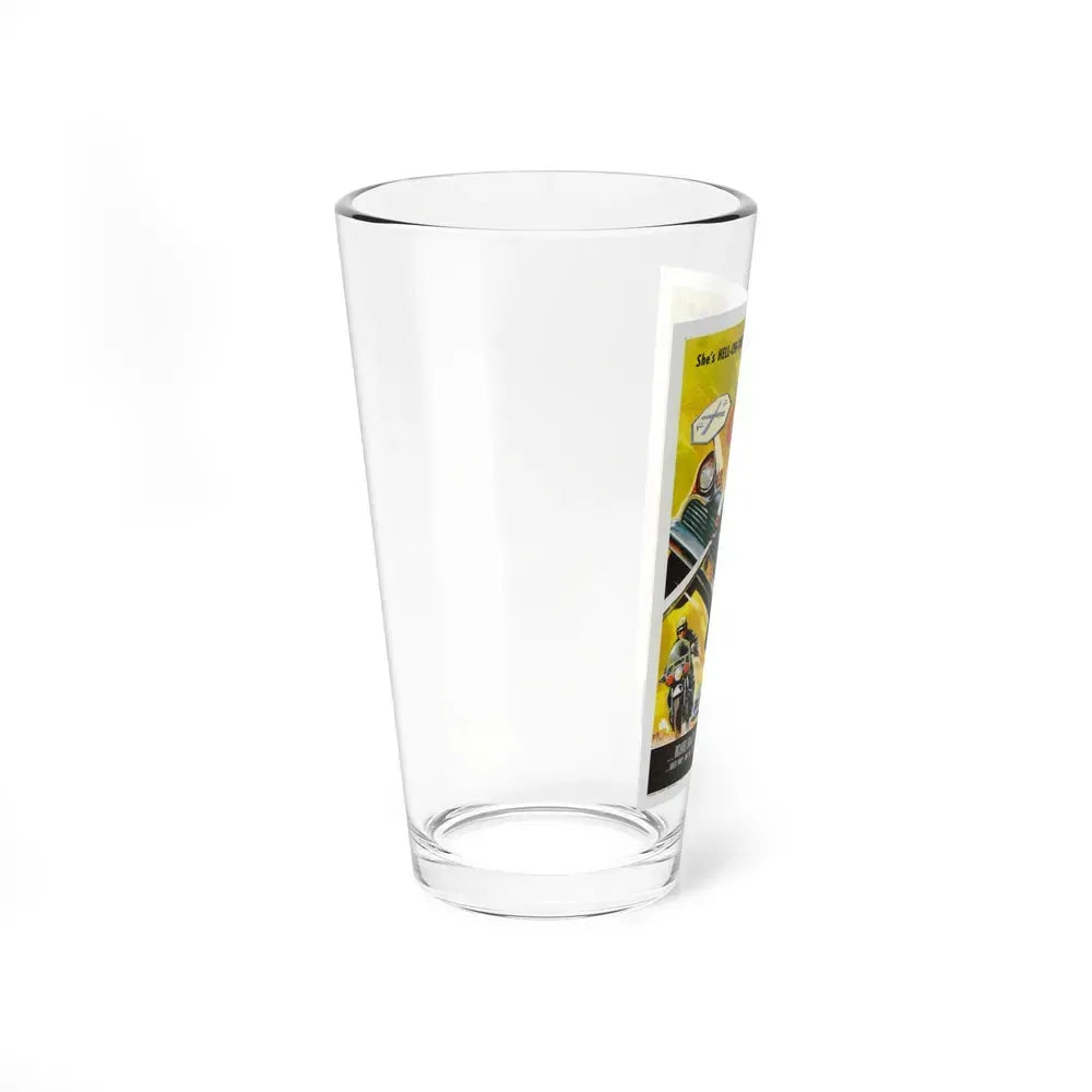 HOT CAR GIRL 1958 Movie Poster - Pint Glass 16oz - Go Mug Yourself