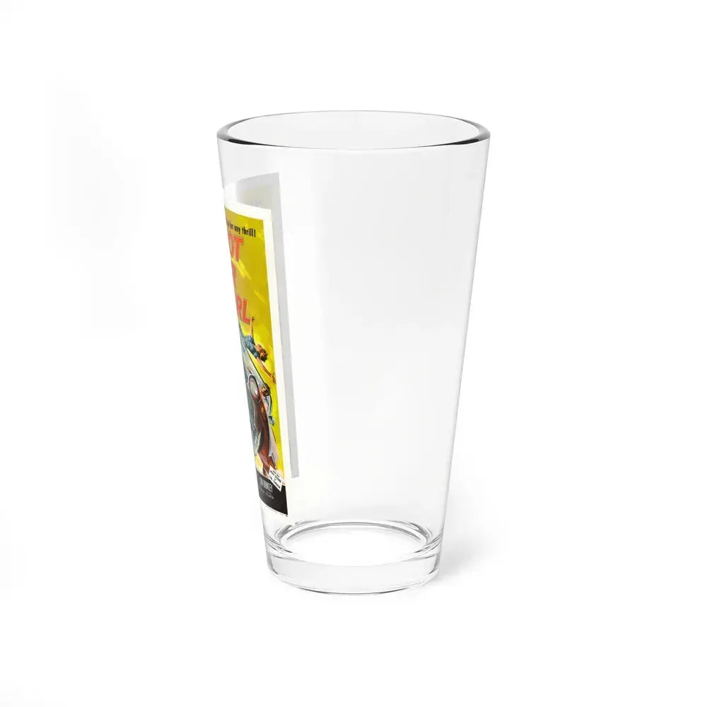 HOT CAR GIRL 1958 Movie Poster - Pint Glass 16oz - Go Mug Yourself