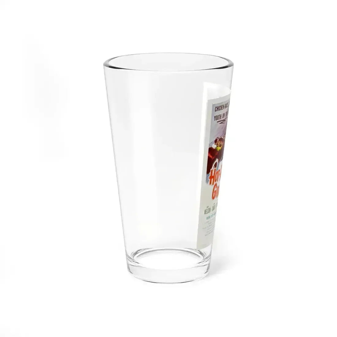HOT ROD GIRL 1956 Movie Poster - Pint Glass 16oz - Go Mug Yourself