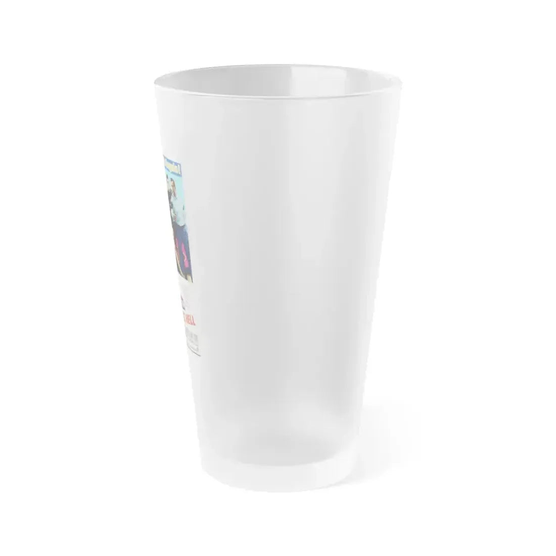 HOT RODS TO HELL 1966 Movie Poster - Frosted Pint Glass 16oz - Go Mug Yourself