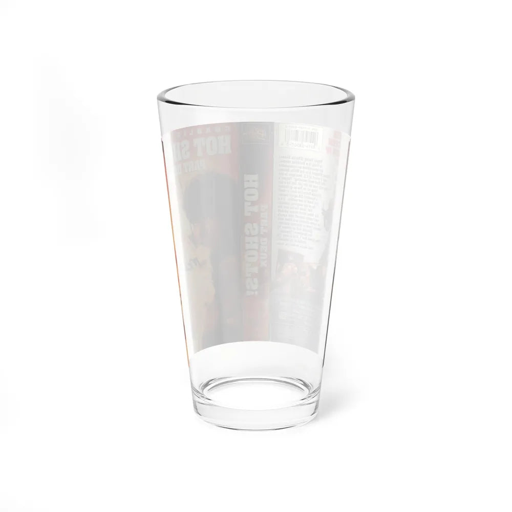 HOT SHOTS PART DEUX (VHS COVER) Pint Glass 16oz - Go Mug Yourself