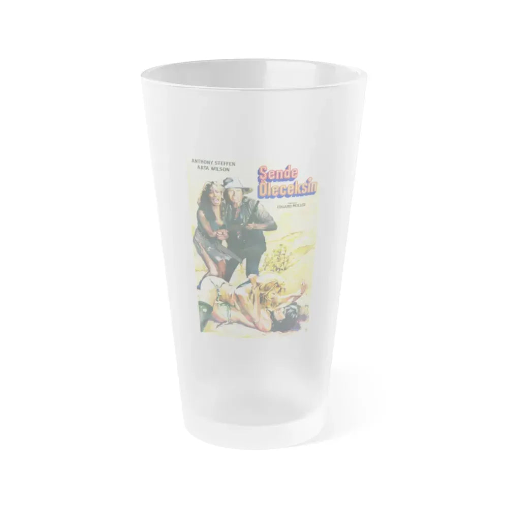 HOTEL PARADISE (TURKISH) 1980 Movie Poster - Frosted Pint Glass 16oz 16oz Frosted - Go Mug Yourself