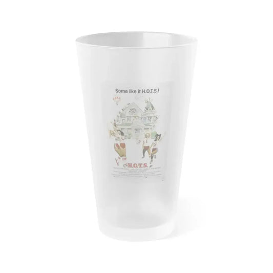 H.O.T.S. 1979 Movie Poster - Frosted Pint Glass 16oz 16oz Frosted - Go Mug Yourself