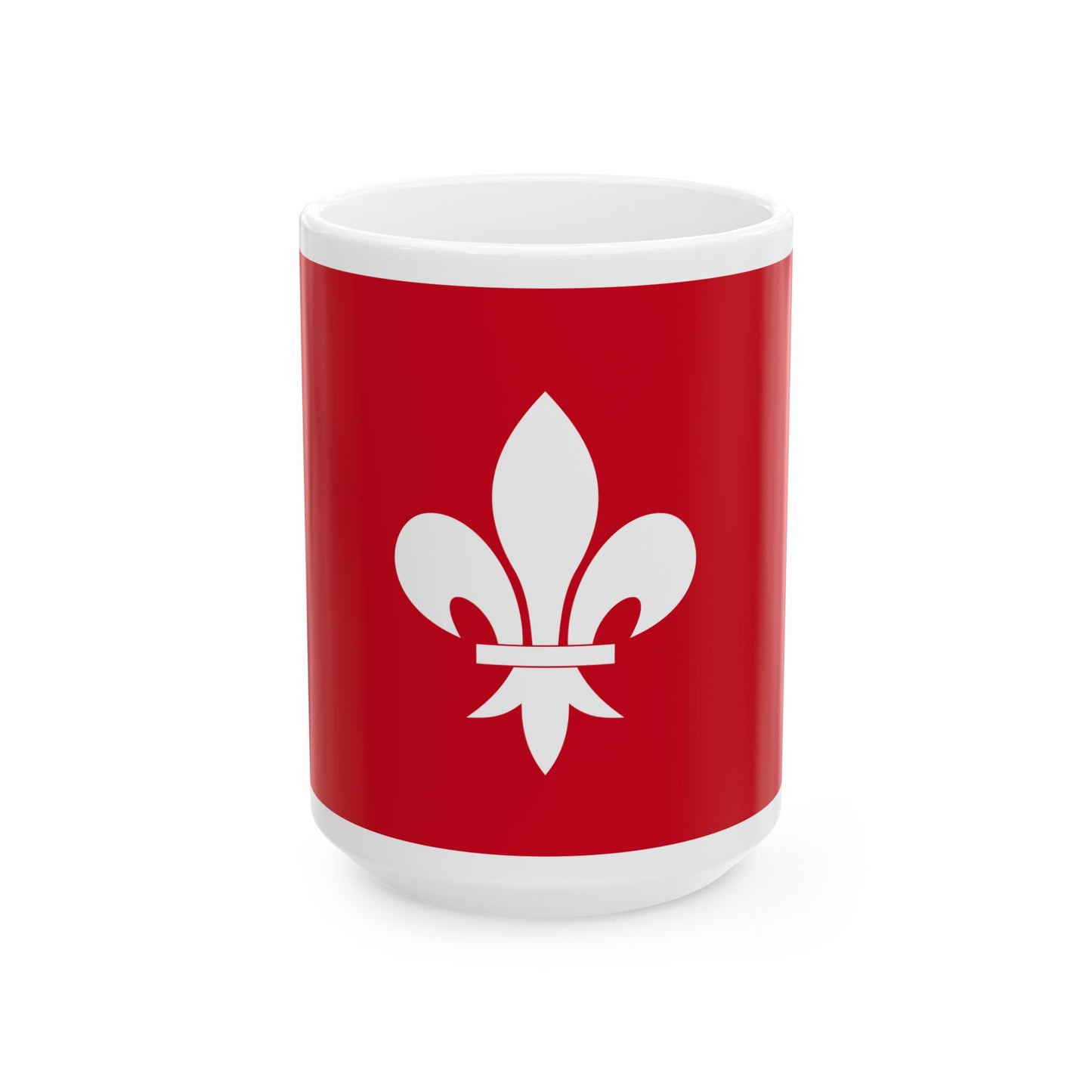 Houffalize vlag (Belgium) White Coffee Mug-15oz-Go Mug Yourself