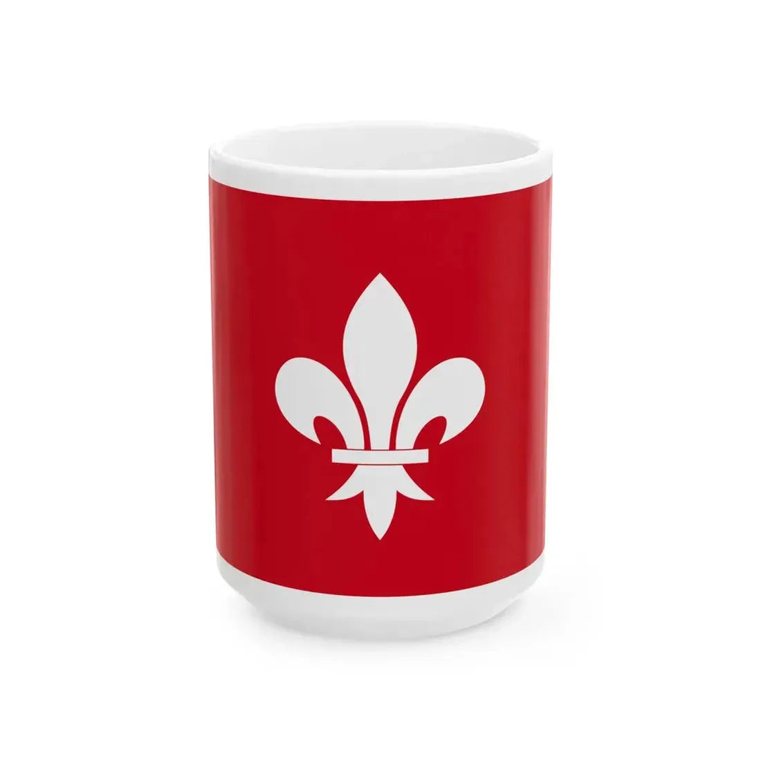 Houffalize vlag (Belgium) White Coffee Mug 15oz - Go Mug Yourself