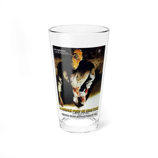 HOUSE BY THE CEMETERY (FRENCH) 1981 Movie Poster - Pint Glass 16oz 16oz - Go Mug Yourself