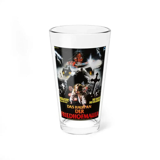 HOUSE BY THE CEMETERY (GERMAN) 1981 Movie Poster - Pint Glass 16oz 16oz - Go Mug Yourself