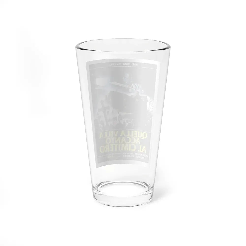 HOUSE BY THE CEMETERY (ITALIAN) 2 1981 Movie Poster - Pint Glass 16oz - Go Mug Yourself