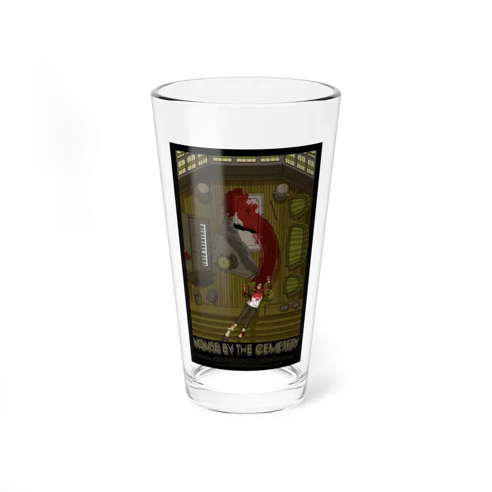 HOUSE BY THE CEMETERY (MONDO) 1981 Movie Poster - Pint Glass 16oz 16oz - Go Mug Yourself