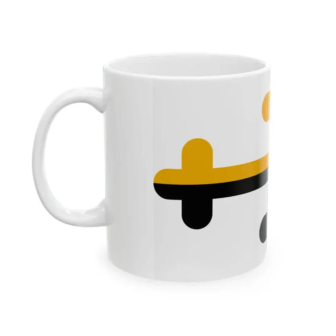 House flag of Baltimore Mail Steamship Company (United States) White Coffee Mug - Go Mug Yourself