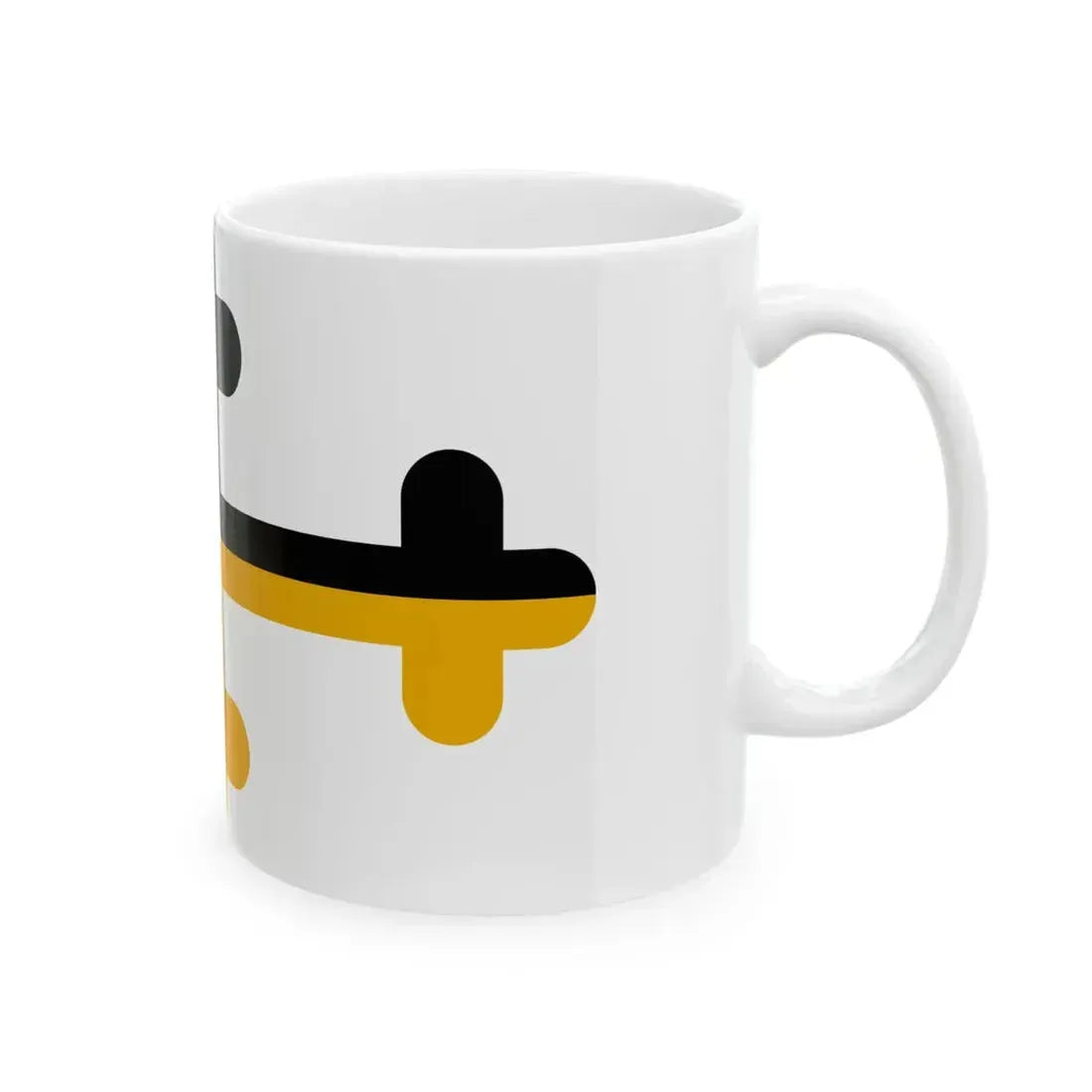 House flag of Baltimore Mail Steamship Company (United States) White Coffee Mug - Go Mug Yourself