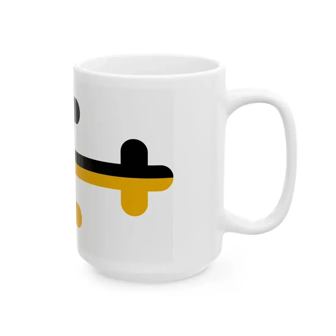 House flag of Baltimore Mail Steamship Company (United States) White Coffee Mug - Go Mug Yourself