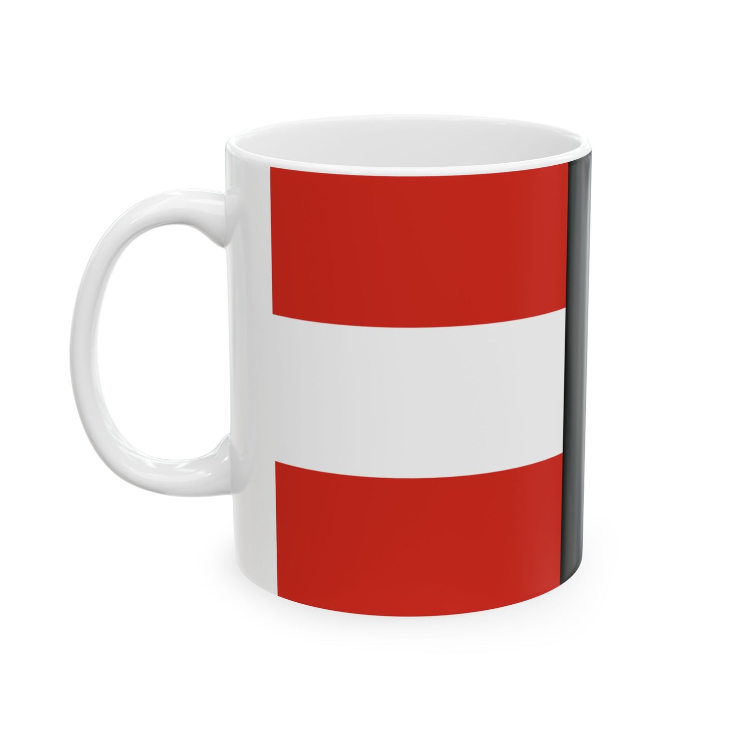 House flag of Canada Steamship Lines Ltd 1951 (Canada) White Coffee Mug-Go Mug Yourself