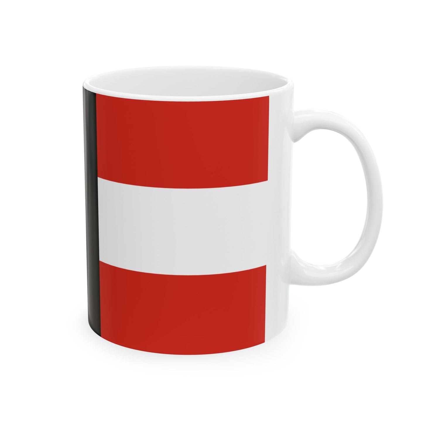 House flag of Canada Steamship Lines Ltd 1951 (Canada) White Coffee Mug-Go Mug Yourself