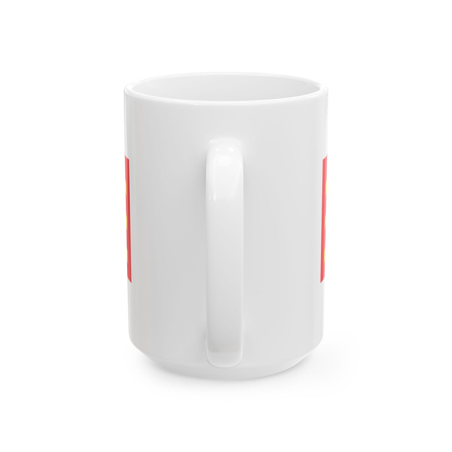 House Flag of COSCO 1960 - 1993 (China) White Coffee Mug-Go Mug Yourself