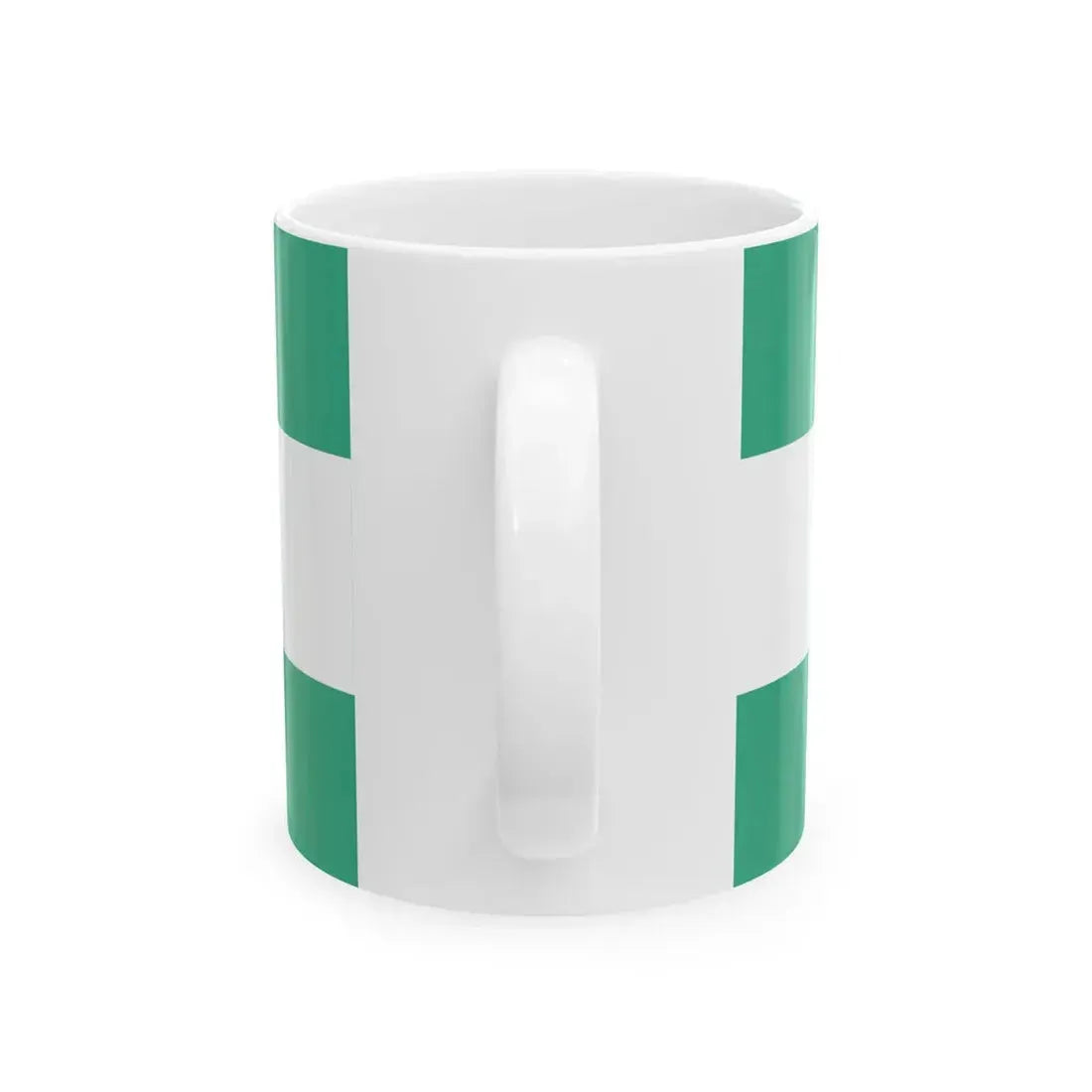 House flag of Holland America Line 1873-1971 (Netherlands) White Coffee Mug - Go Mug Yourself