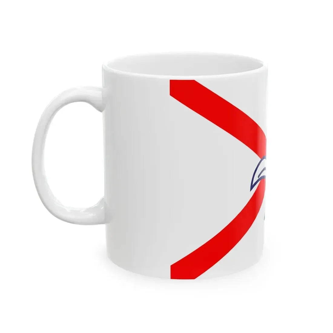 House flag of Irish Continental Line 1973-1978 (Ireland) White Coffee Mug - Go Mug Yourself