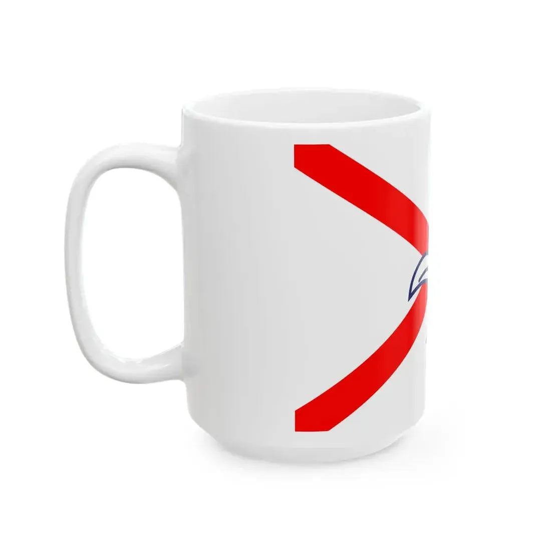 House flag of Irish Continental Line 1973-1978 (Ireland) White Coffee Mug - Go Mug Yourself
