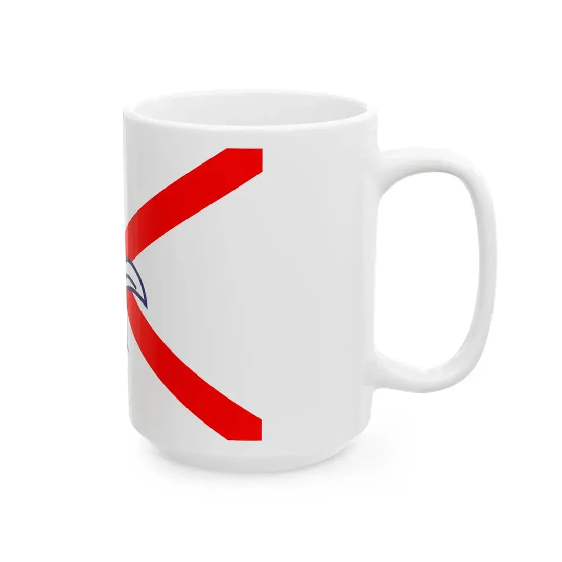 House flag of Irish Continental Line 1973-1978 (Ireland) White Coffee Mug - Go Mug Yourself