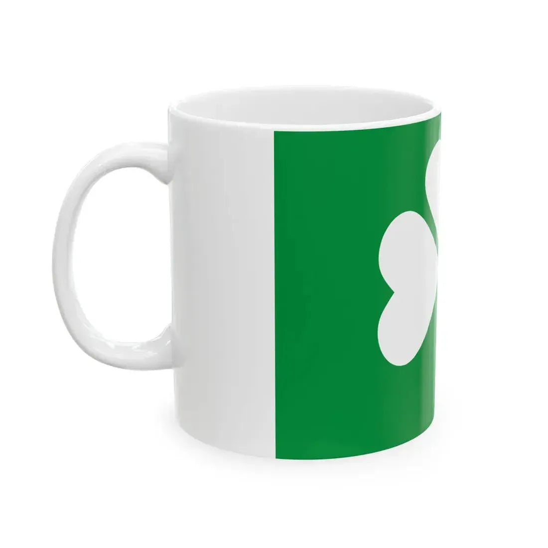 House flag of Irish Continental Line 1978-1988 (Ireland) White Coffee Mug - Go Mug Yourself