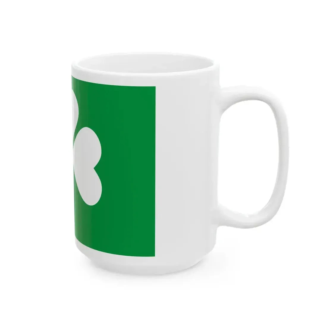 House flag of Irish Continental Line 1978-1988 (Ireland) White Coffee Mug - Go Mug Yourself
