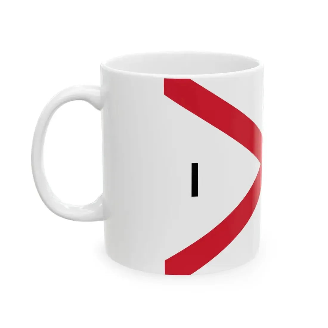House flag of Irish Shipping Limited 1941-1947 (Ireland) White Coffee Mug - Go Mug Yourself
