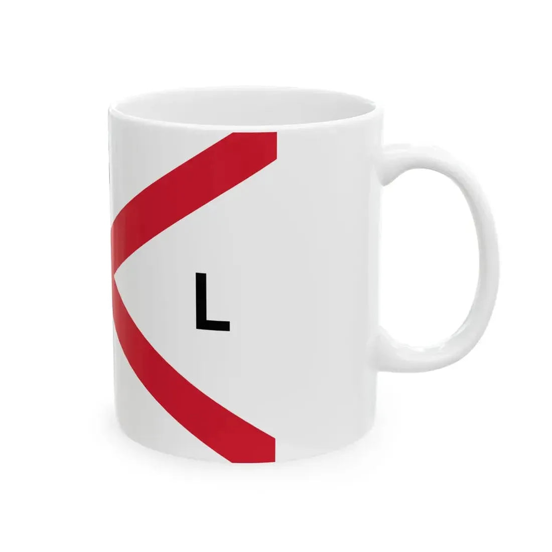 House flag of Irish Shipping Limited 1941-1947 (Ireland) White Coffee Mug - Go Mug Yourself