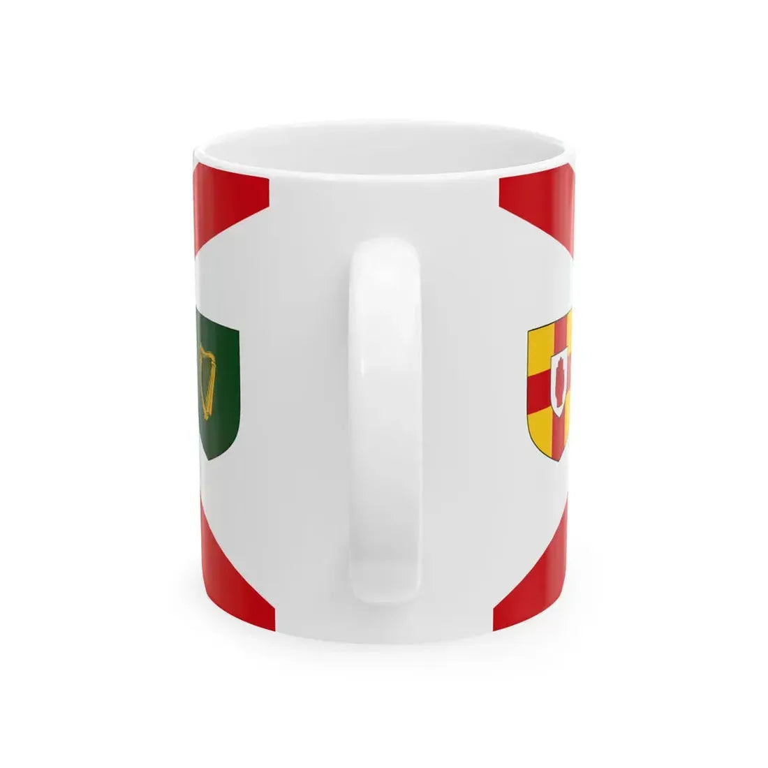 House flag of Irish Shipping Limited 1947-1984 (Ireland) White Coffee Mug - Go Mug Yourself