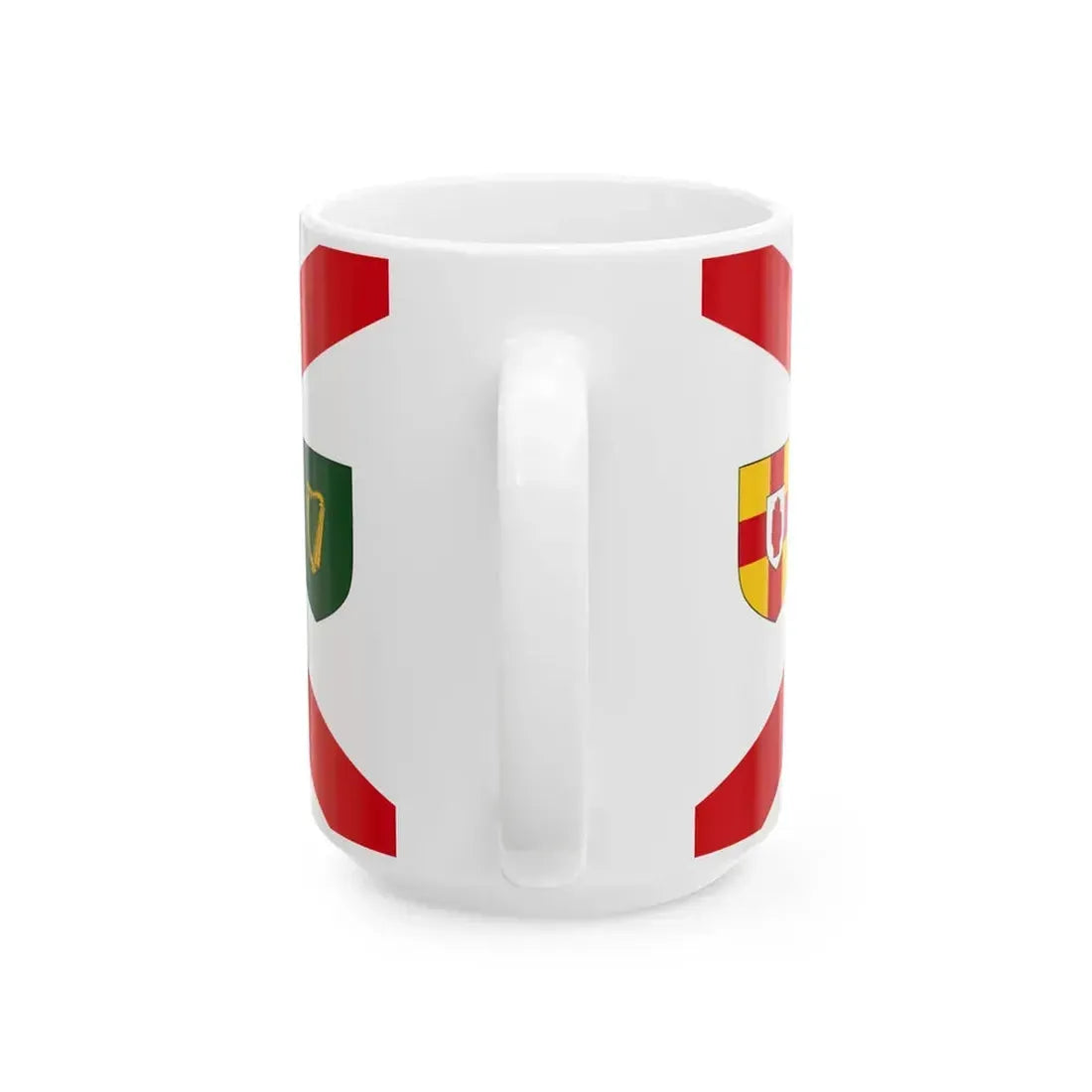 House flag of Irish Shipping Limited 1947-1984 (Ireland) White Coffee Mug - Go Mug Yourself
