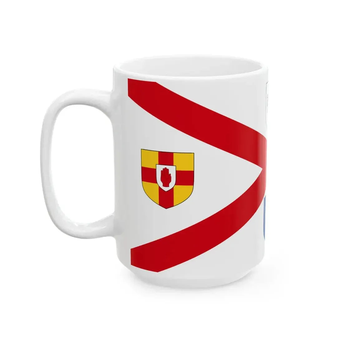 House flag of Irish Shipping Limited 1947-1984 (Ireland) White Coffee Mug - Go Mug Yourself