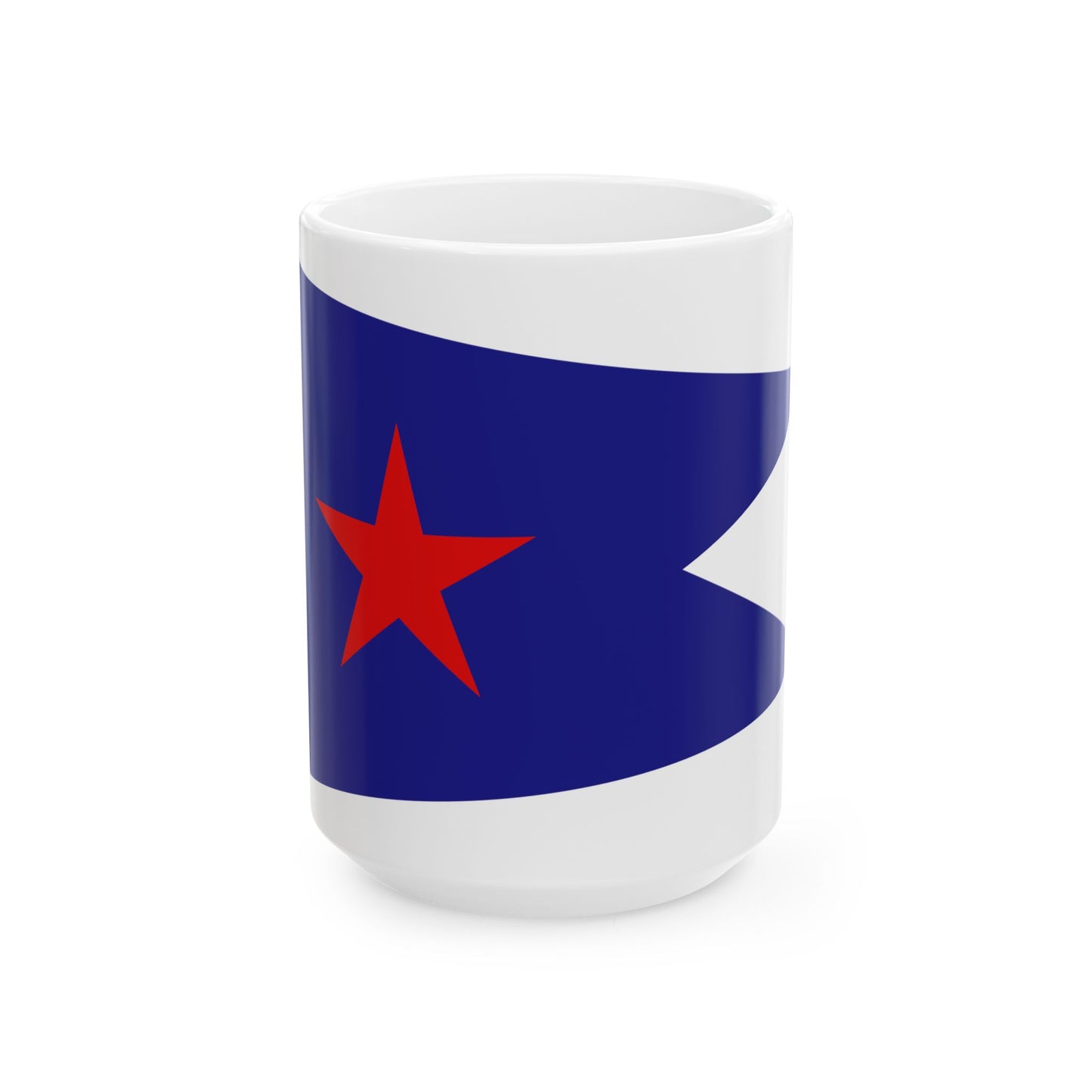 House flag of Kermit Line 1835-1867 (United States) White Coffee Mug-15oz-Go Mug Yourself