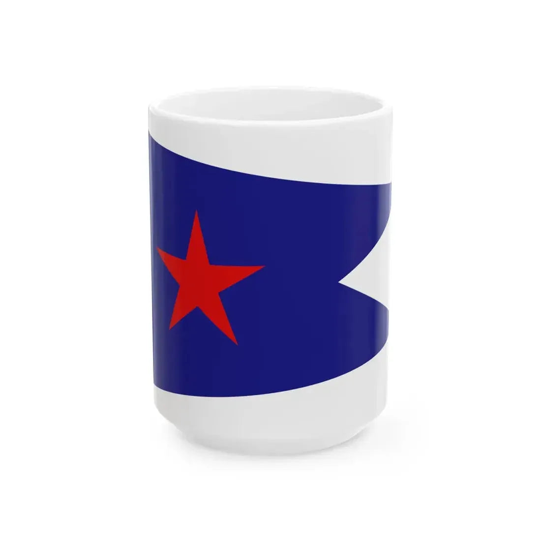 House flag of Kermit Line 1835-1867 (United States) White Coffee Mug 15oz - Go Mug Yourself